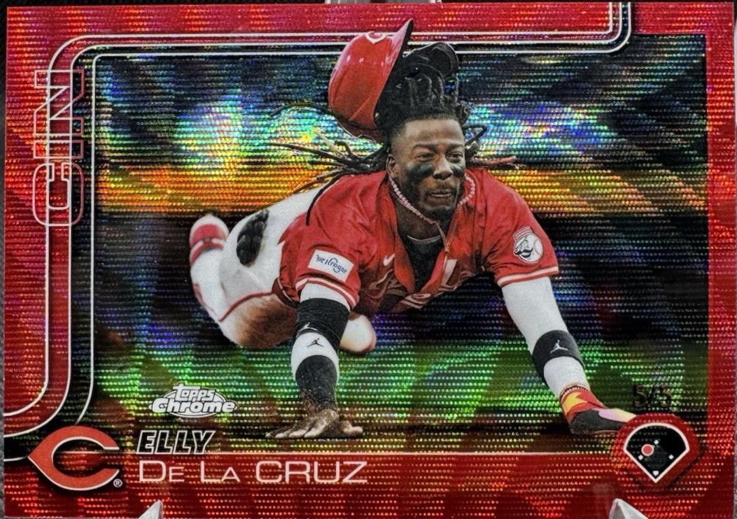 Elly De La Cruz [Red Wave Refractor] #USC189
