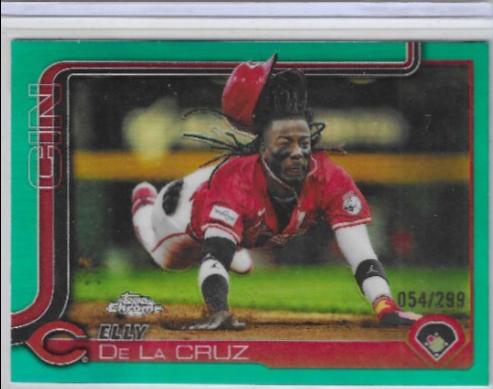 Elly De La Cruz [Teal Refractor] #USC189