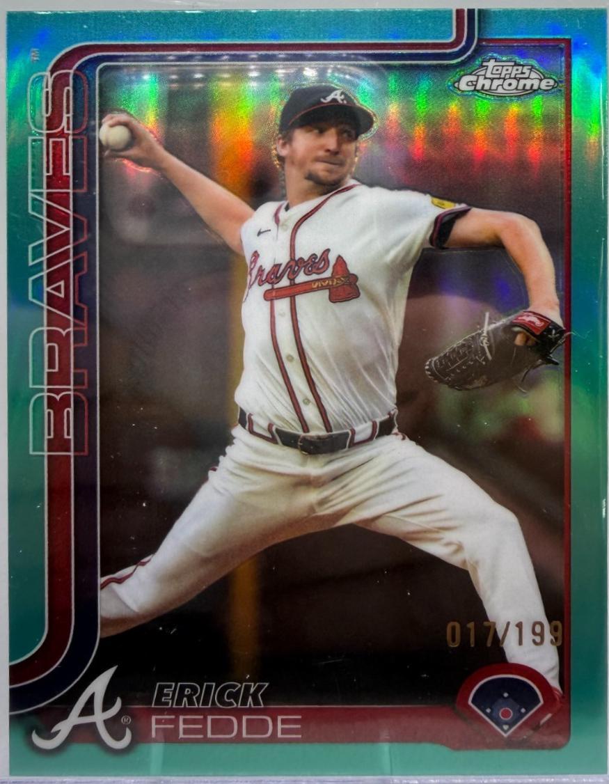 Erick Fedde [Aqua Refractor] #USC89