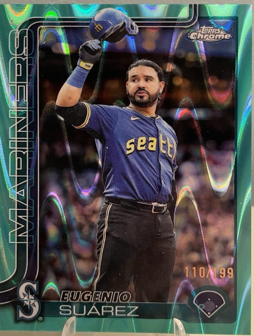 Eugenio Suarez [Aqua Wave Refractor] #USC125