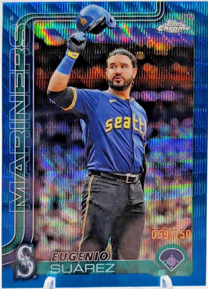 Eugenio Suarez [Blue Wave Refractor] #USC125