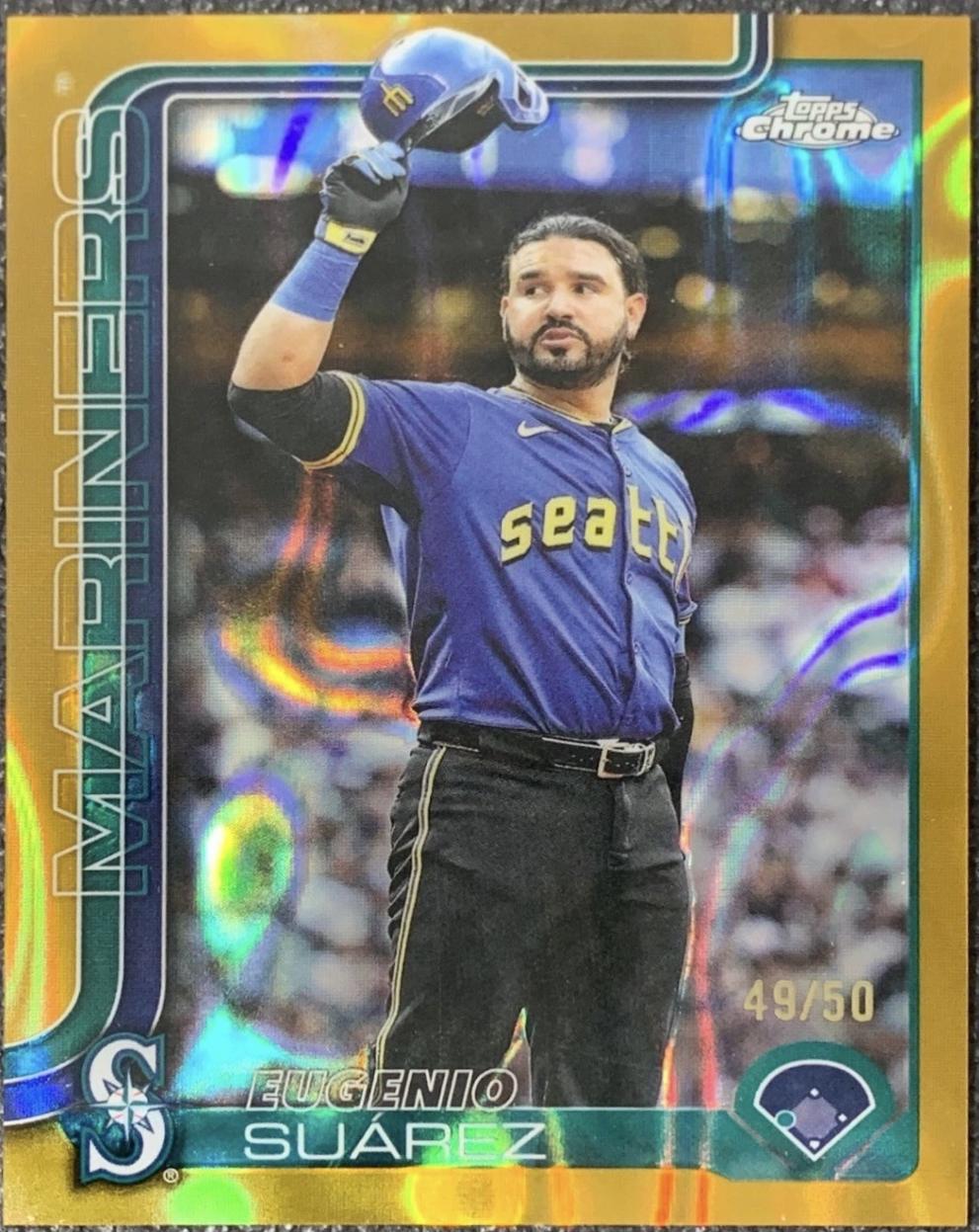 Eugenio Suarez [Gold Lava Refractor] #USC125