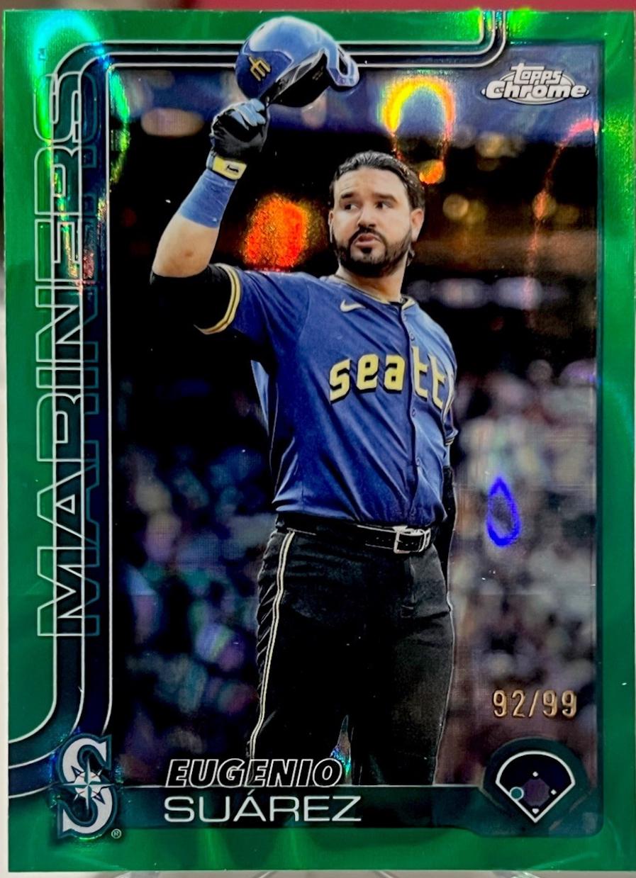 Eugenio Suarez [Green RayWave Refractor] #USC125