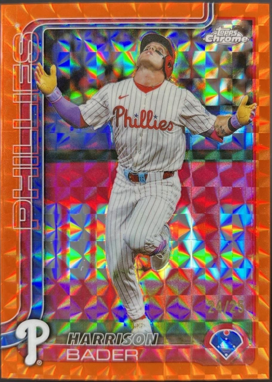 Harrison Bader [Orange Geometric Refractor] #USC32