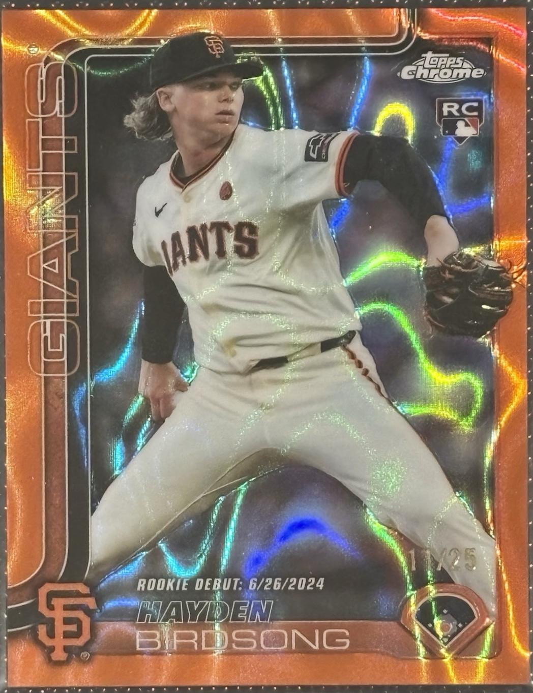 Hayden Birdsong [Orange Lava Refractor] #USC159