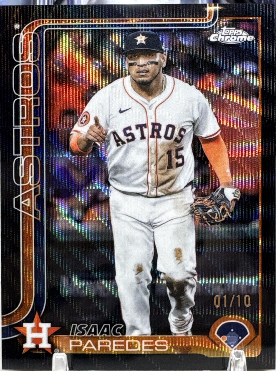 Isaac Paredes [Black Wave Refractor] #USC29