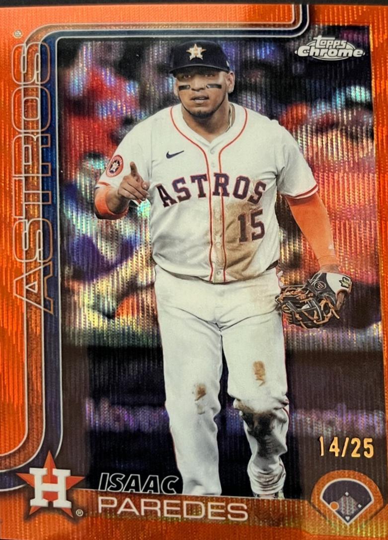 Isaac Paredes [Orange Wave Refractor] #USC29