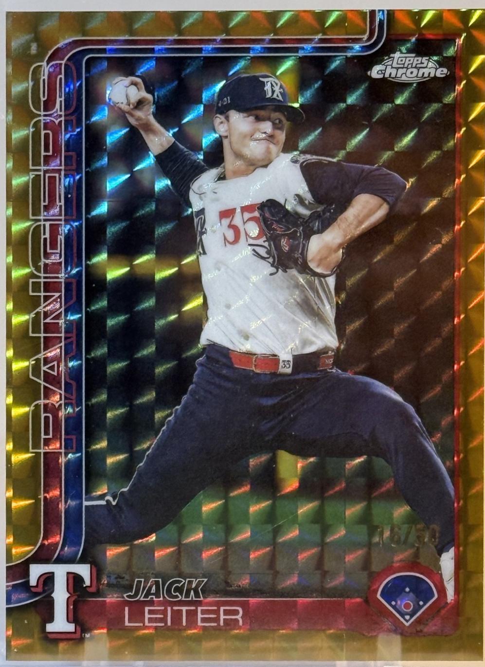 Jack Leiter [Gold Geometric Refractor] #USC42