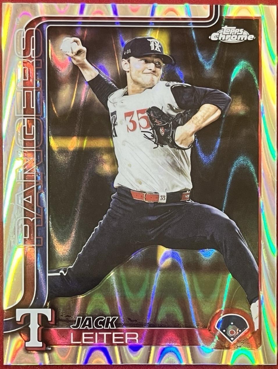 Jack Leiter [Orange Wave Refractor] #USC42