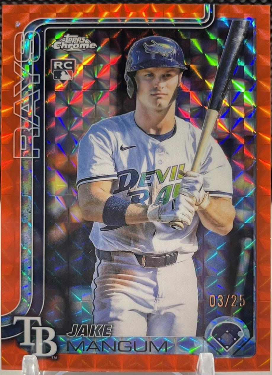 Jake Mangum [Orange Geometric Refractor] #USC176