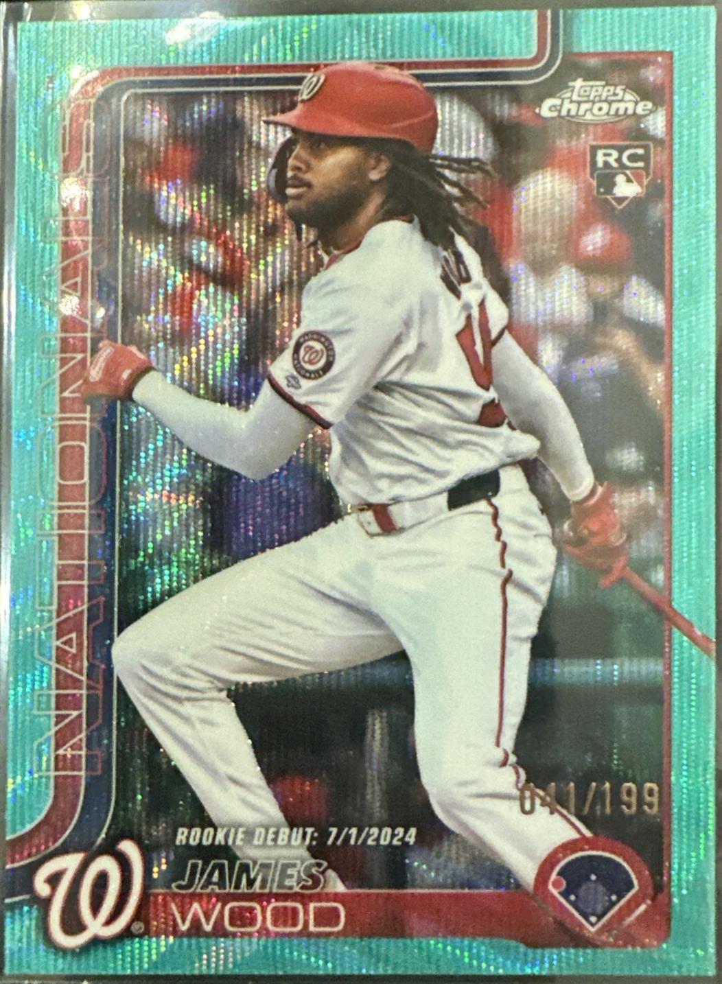 James Wood [Aqua Wave Refractor] #USC95
