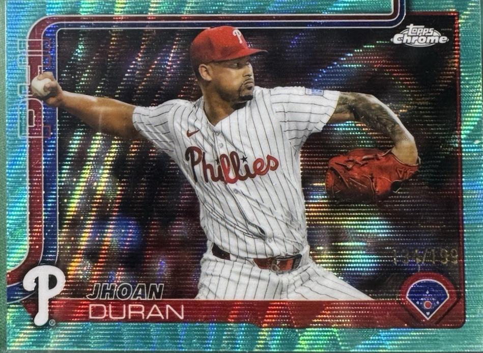 Jhoan Duran [Aqua Wave Refractor] #USC120