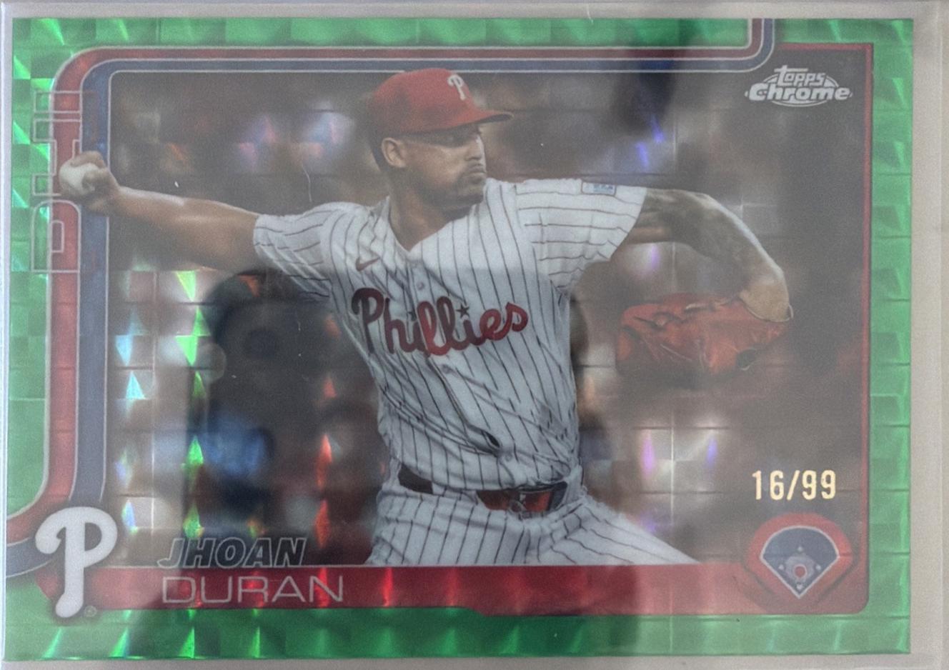 Jhoan Duran [Green Geometric Refractor] #USC120
