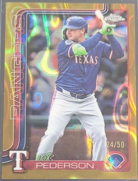 Joc Pederson [Gold Wave Refractor] #USC46