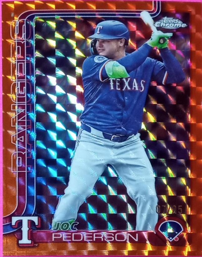 Joc Pederson [Orange Geometric Refractor] #USC46