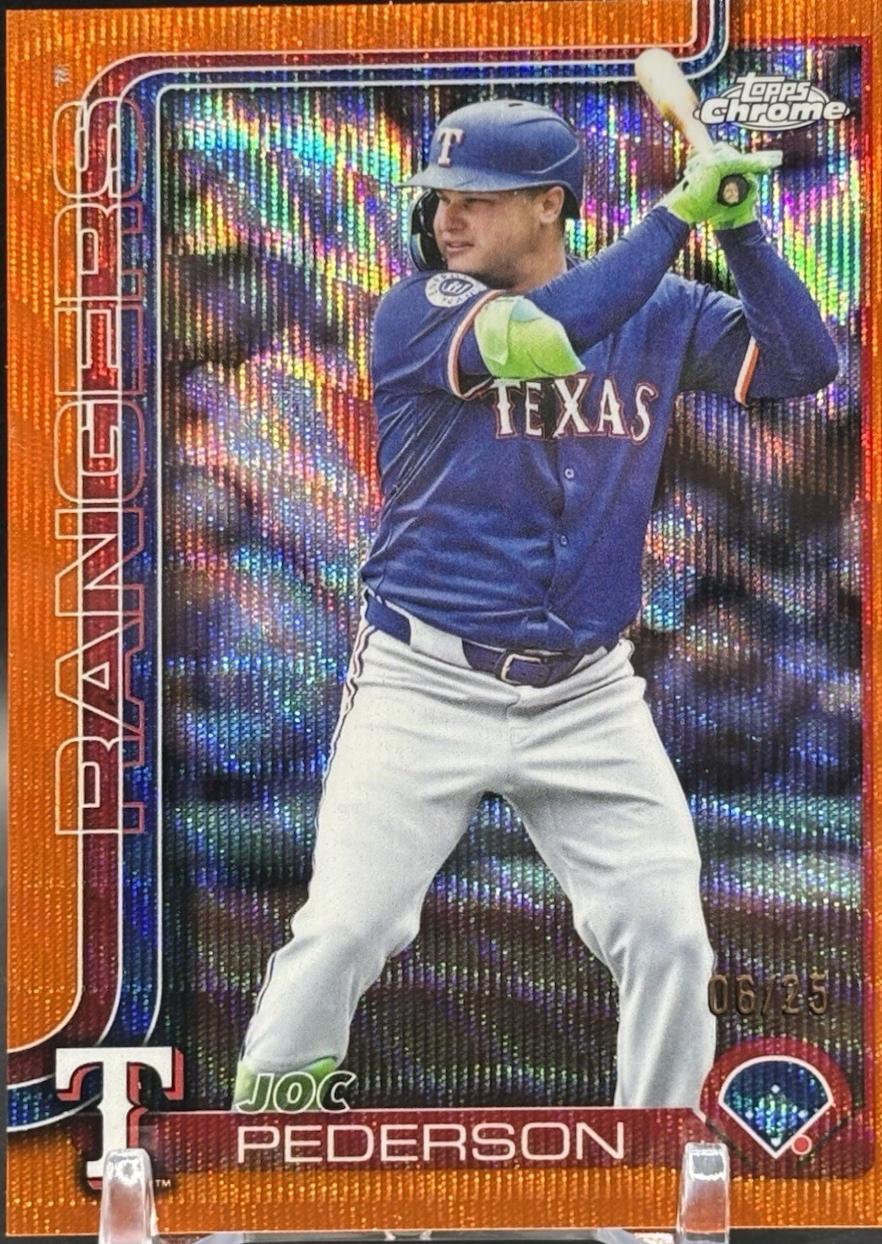 Joc Pederson [Orange Wave Refractor] #USC46