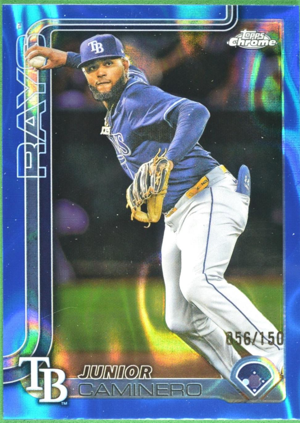 Junior Caminero [Blue Lava Refractor] #USC109