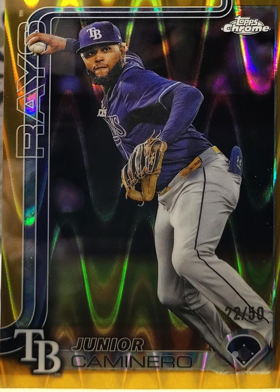 Junior Caminero [Gold Lava Refractor] #USC109