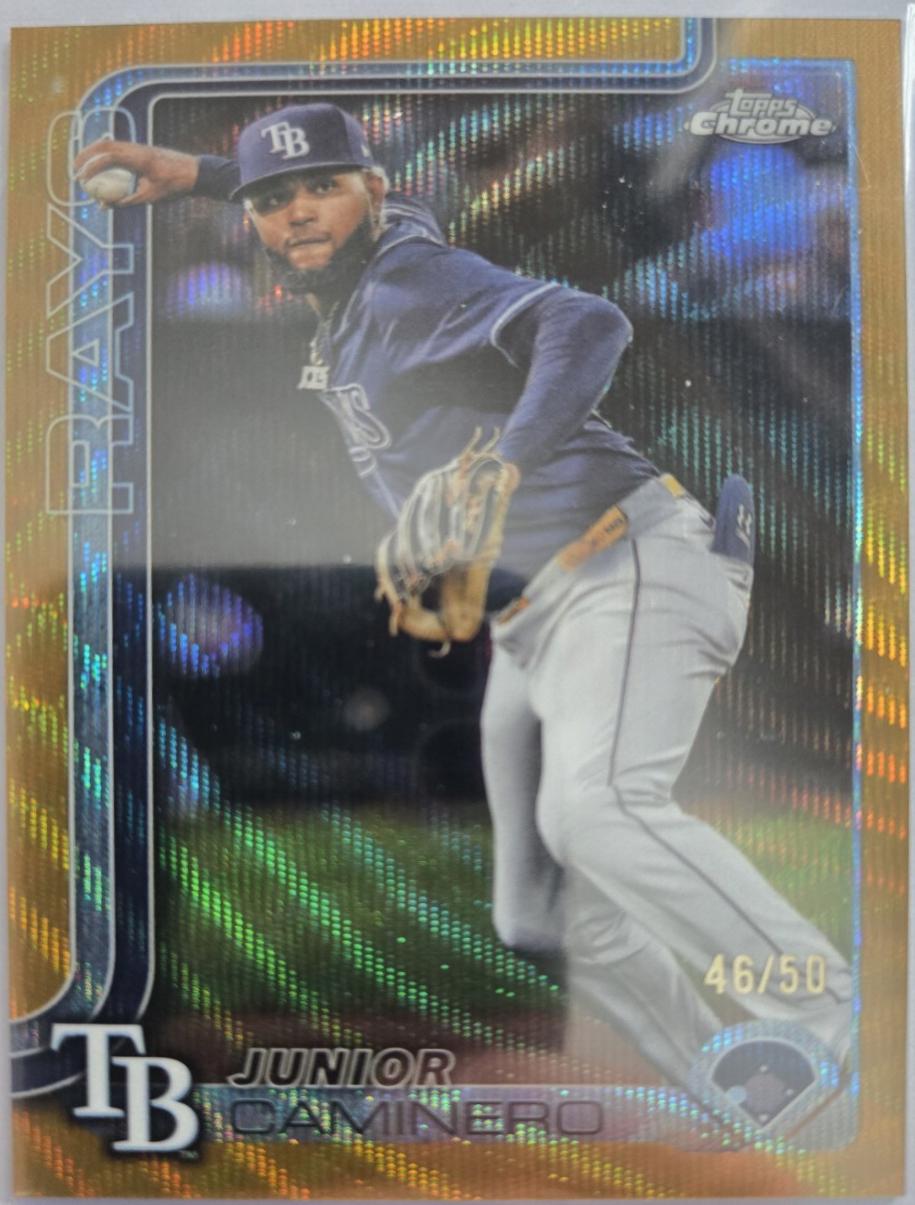 Junior Caminero [Gold Wave Refractor] #USC109