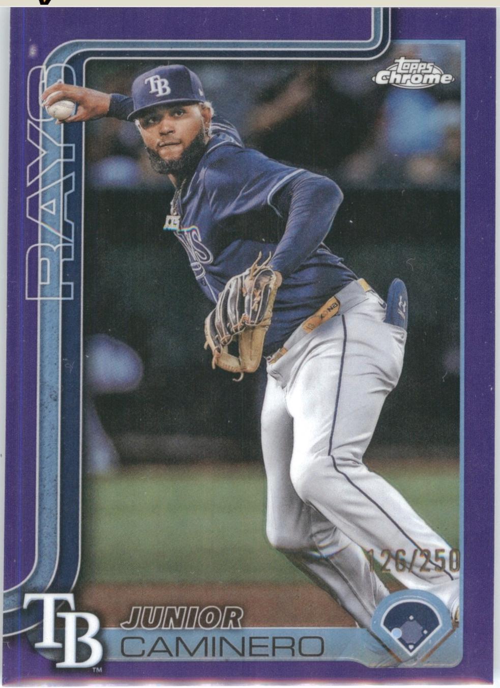 Junior Caminero [Purple Refractor] #USC109