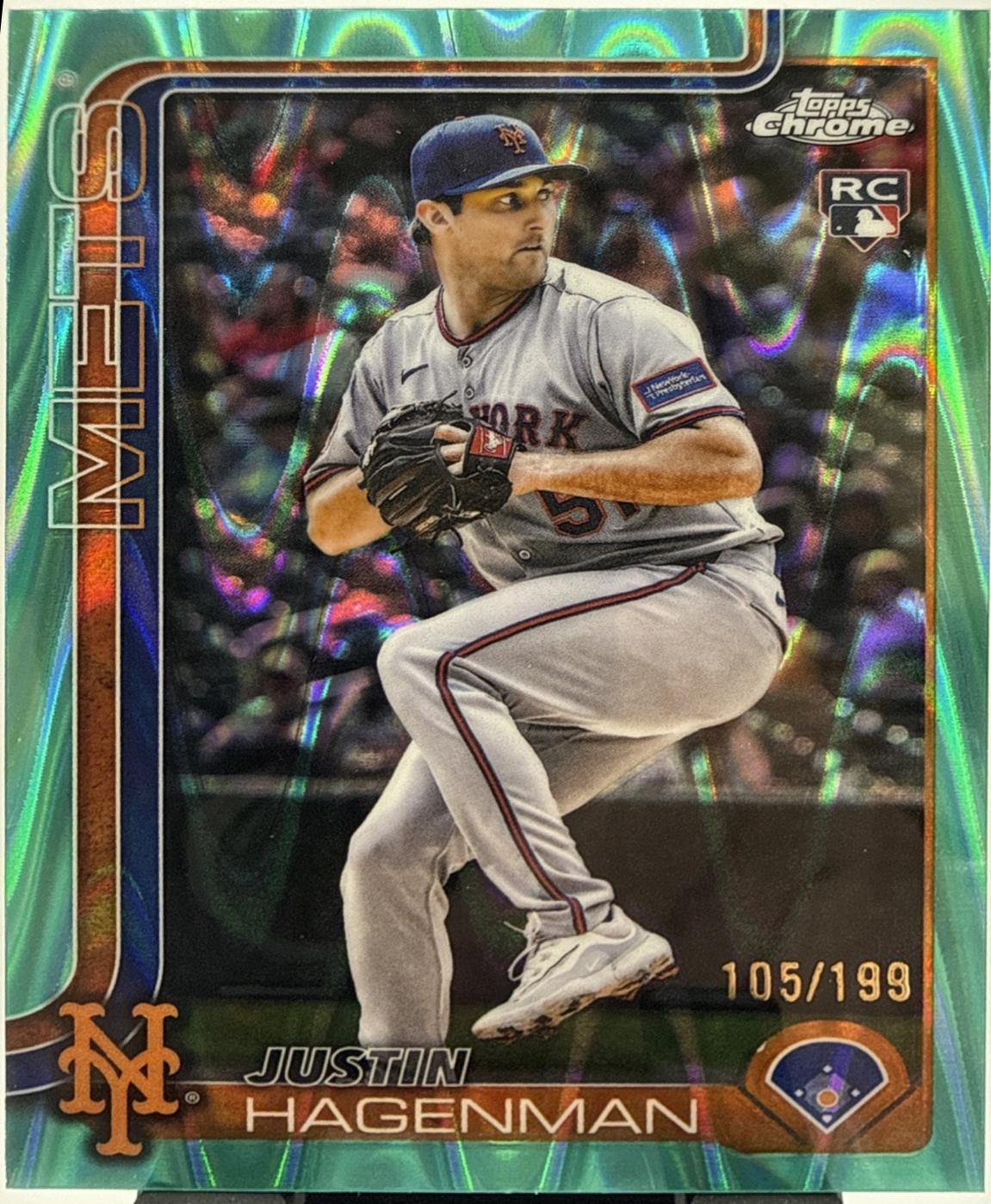 Justin Hagenman [Aqua RayWave Refractor] #USC61