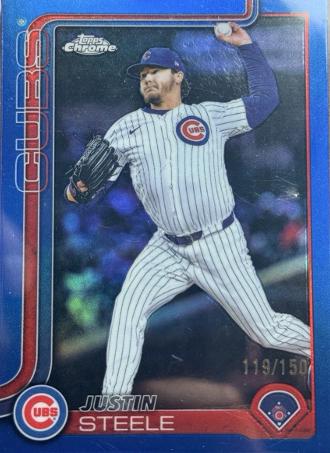 Justin Steele [Blue Refractor] #USC3