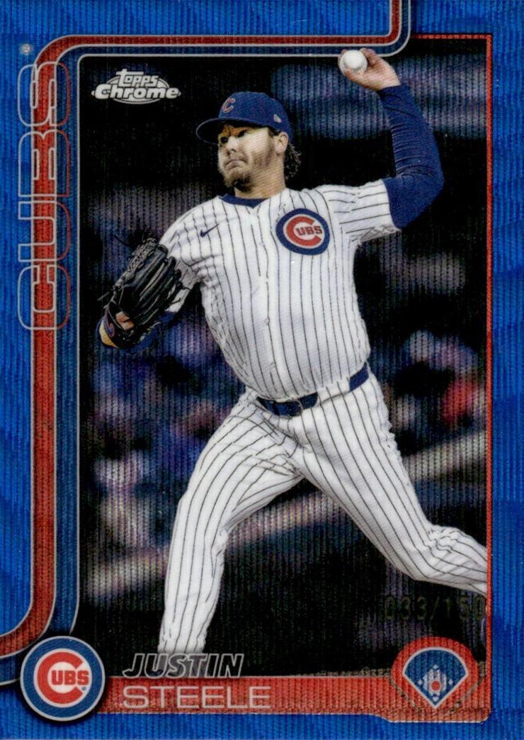 Justin Steele [Blue Wave Refractor] #USC3