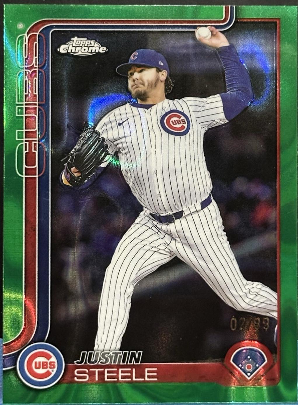Justin Steele [Green Lava Refractor] #USC3