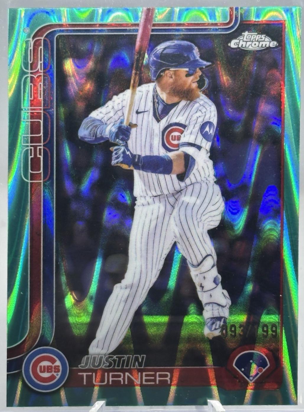 Justin Turner [Aqua RayWave Refractor] #USC170