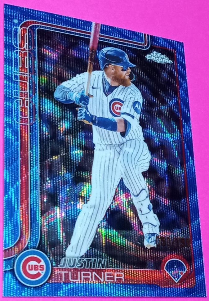 Justin Turner [Blue Wave Refractor] #USC170