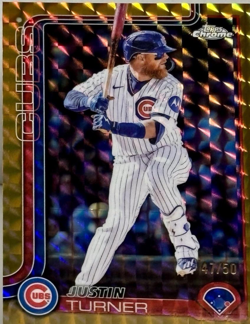 Justin Turner [Gold Geometric Refractor] #USC170
