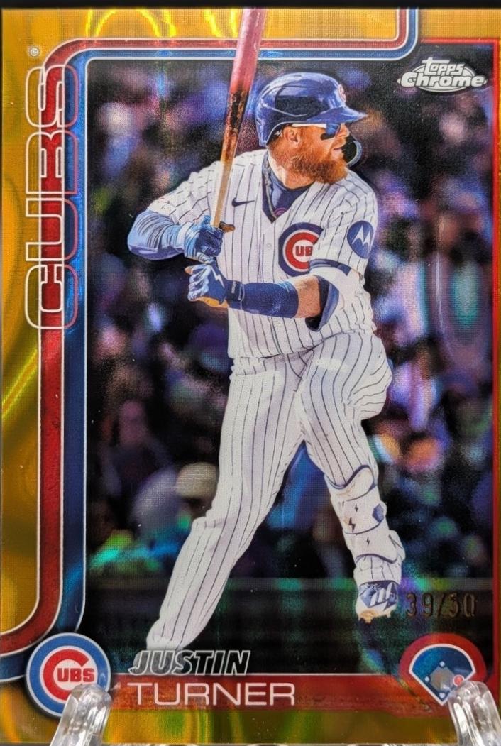 Justin Turner [Gold Lava Refractor] #USC170