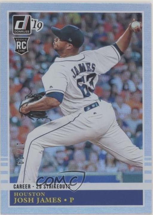 Josh James [SP Variation Career Stat Line] #223