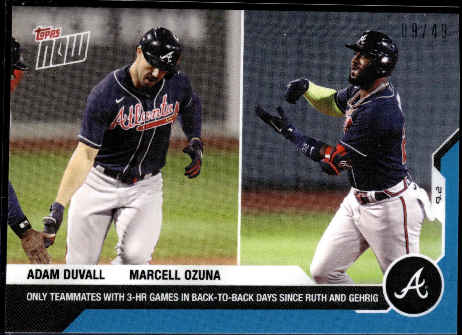 Adam Duvall / Marcell Ozuna [Blue] #200