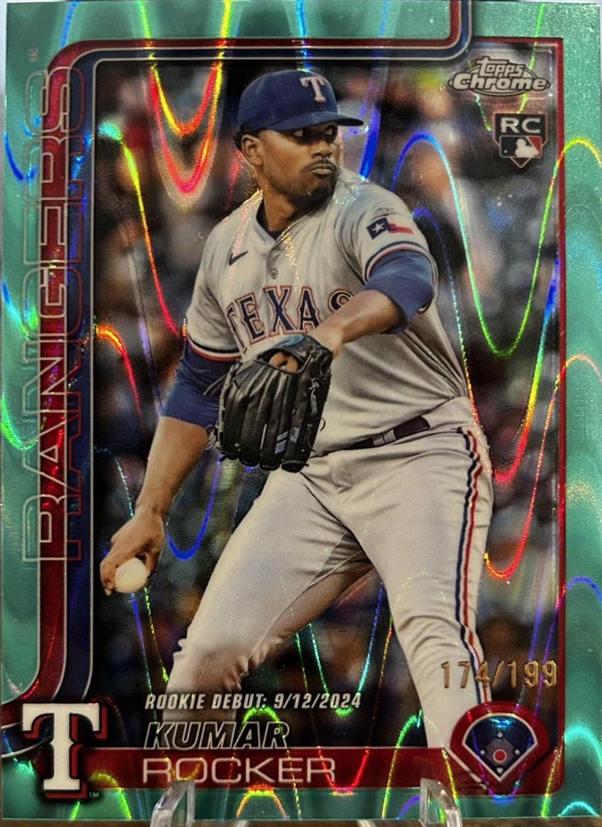 Kumar Rocker [Aqua RayWave Refractor] #USC160