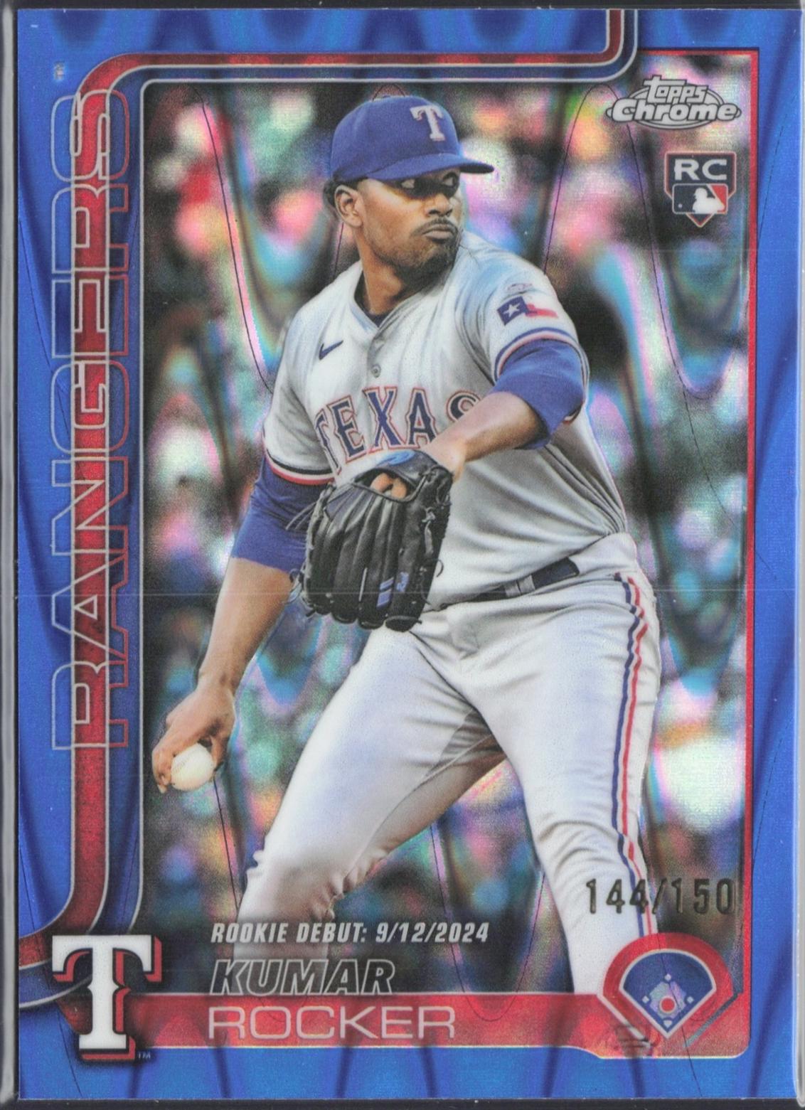Kumar Rocker [Blue Lava Refractor] #USC160