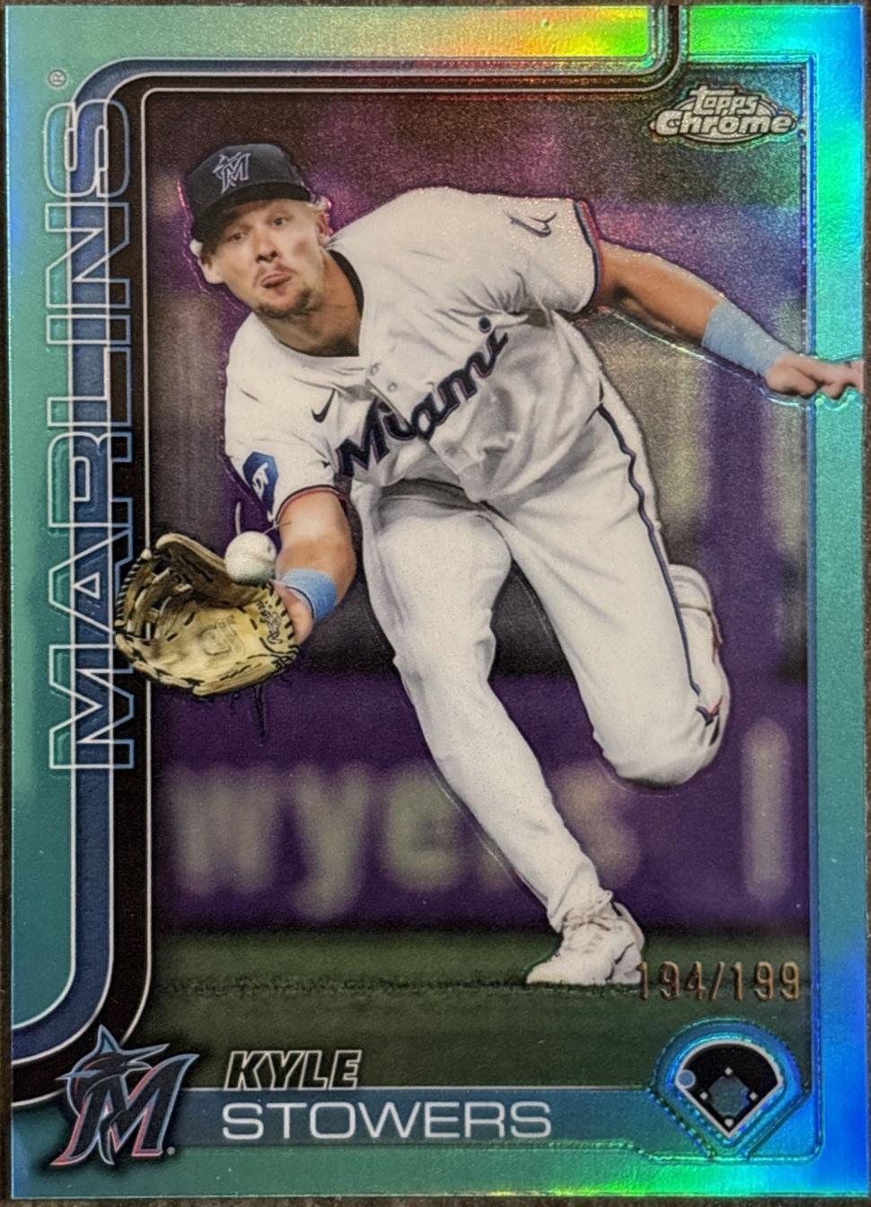 Kyle Stowers [Aqua Refractor] #USC50