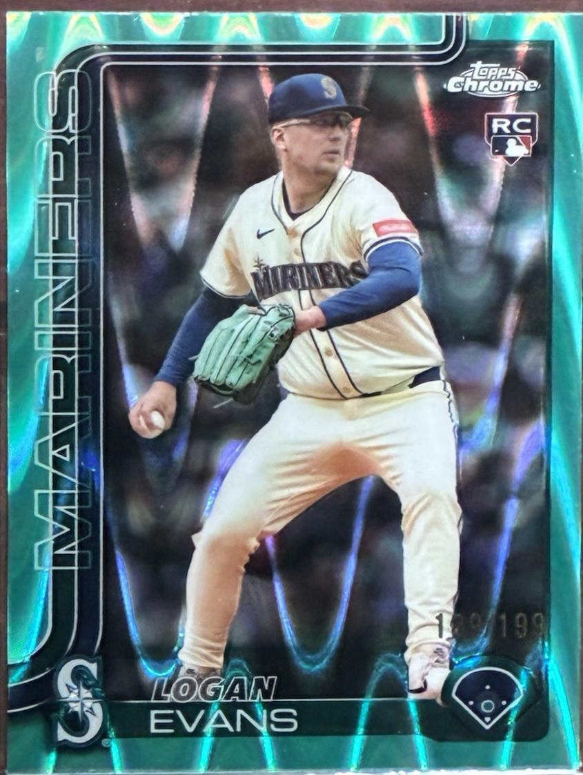 Logan Evans [Aqua RayWave Refractor] #USC194