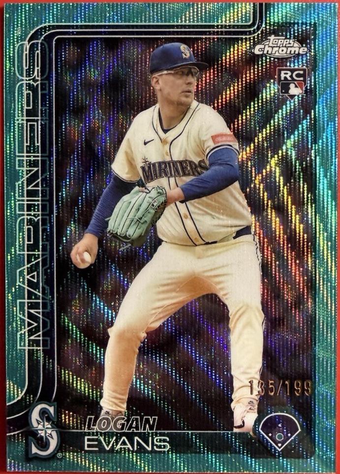 Logan Evans [Aqua Wave Refractor] #USC194