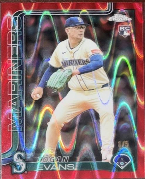 Logan Evans [Red RayWave Refractor] #USC194