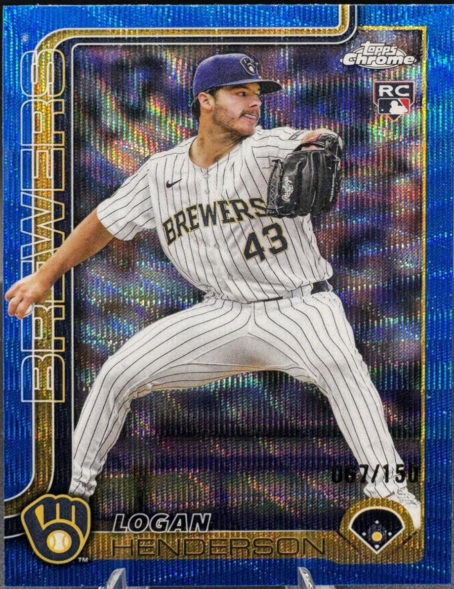 Logan Henderson [Blue Wave Refractor] #USC65