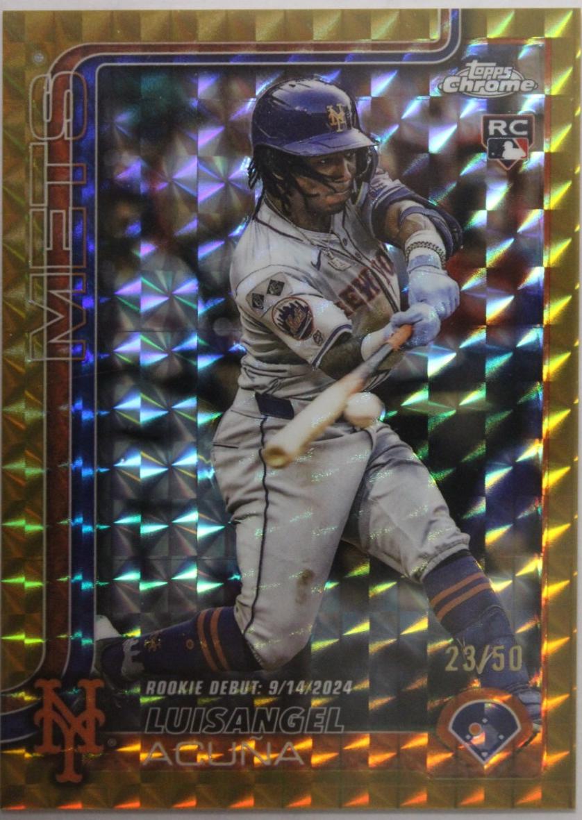 Luisangel Acuna [Gold Geometric Refractor] #USC53
