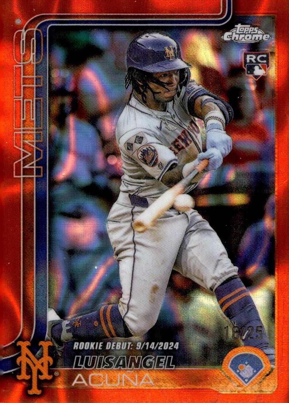 Luisangel Acuna [Orange Lava Refractor] #USC53