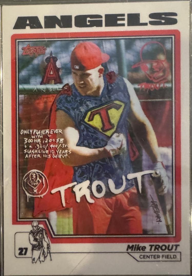 Mike Trout [Artist Proof Silver Frame] #791