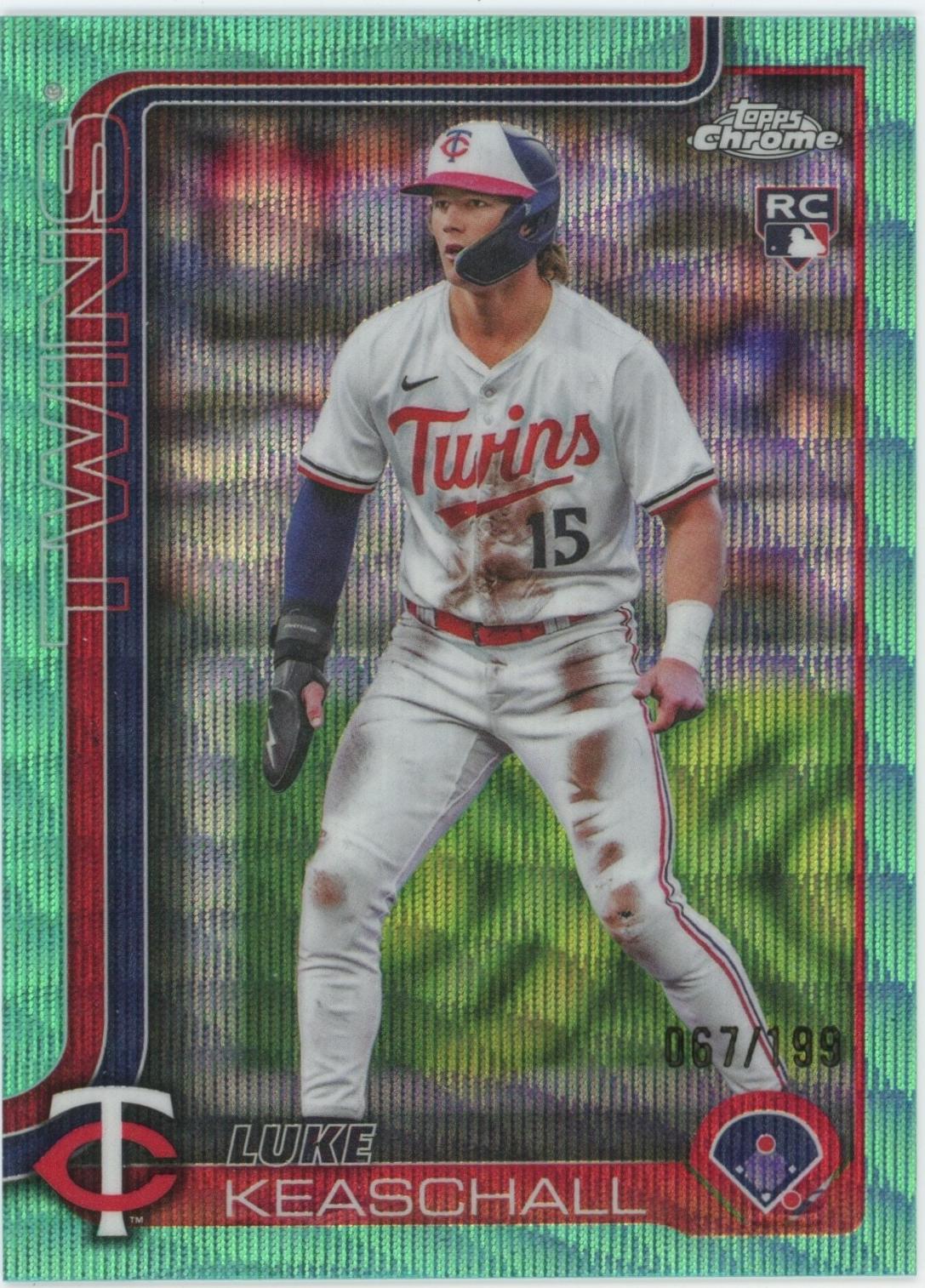 Luke Keaschall [Aqua Wave Refractor] #USC106