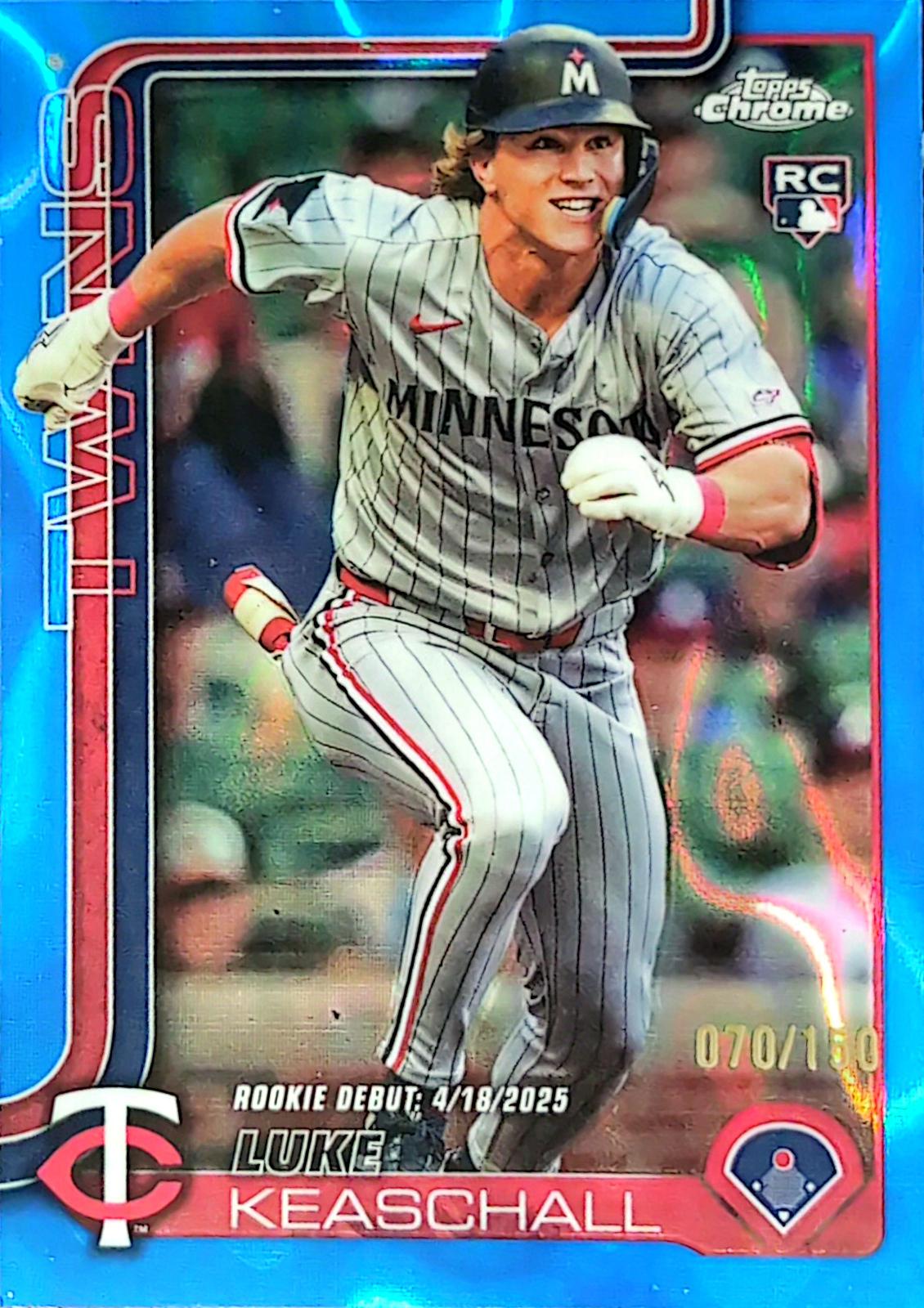 Luke Keaschall [Blue Lava Refractor] #USC134