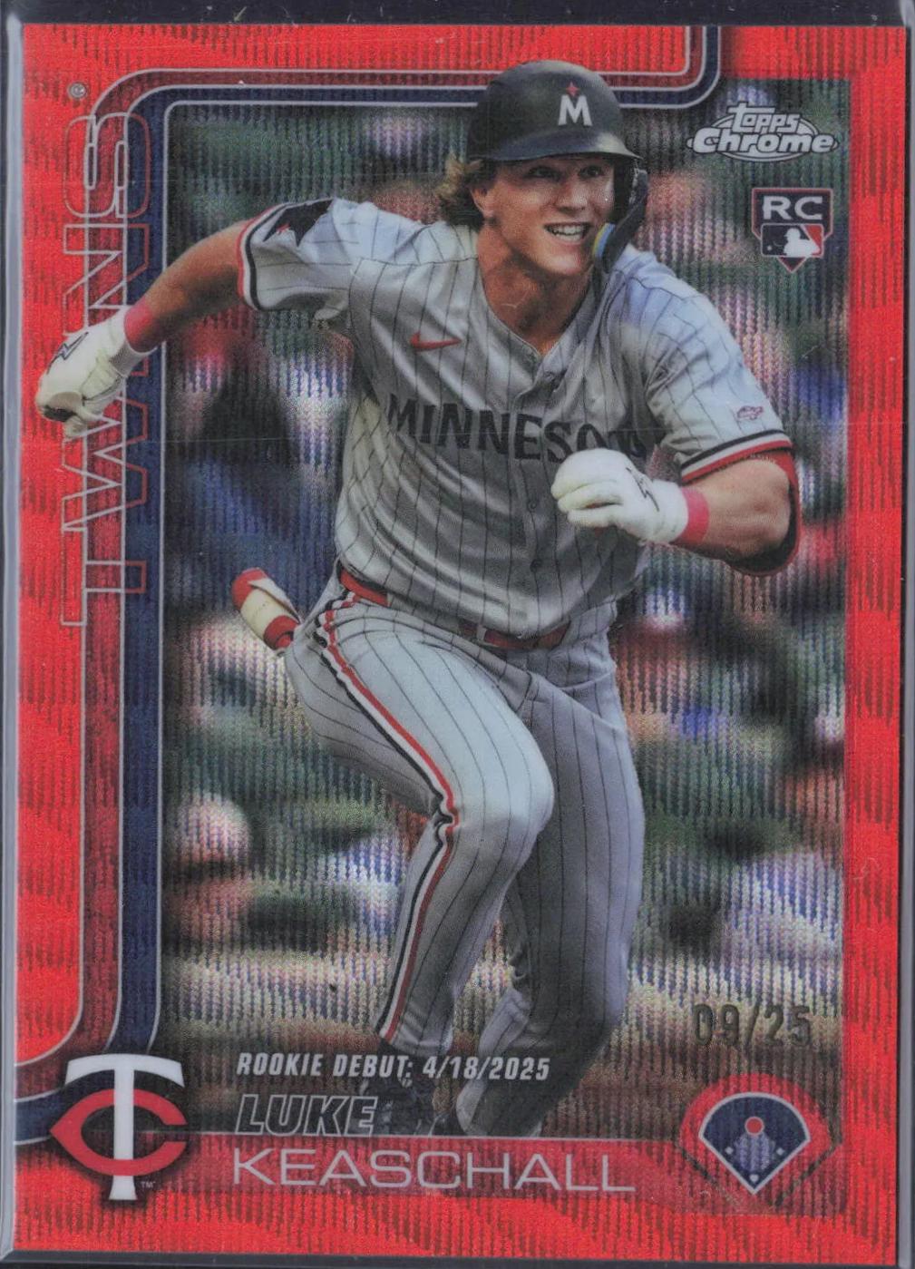 Luke Keaschall [Orange Wave Refractor] #USC134