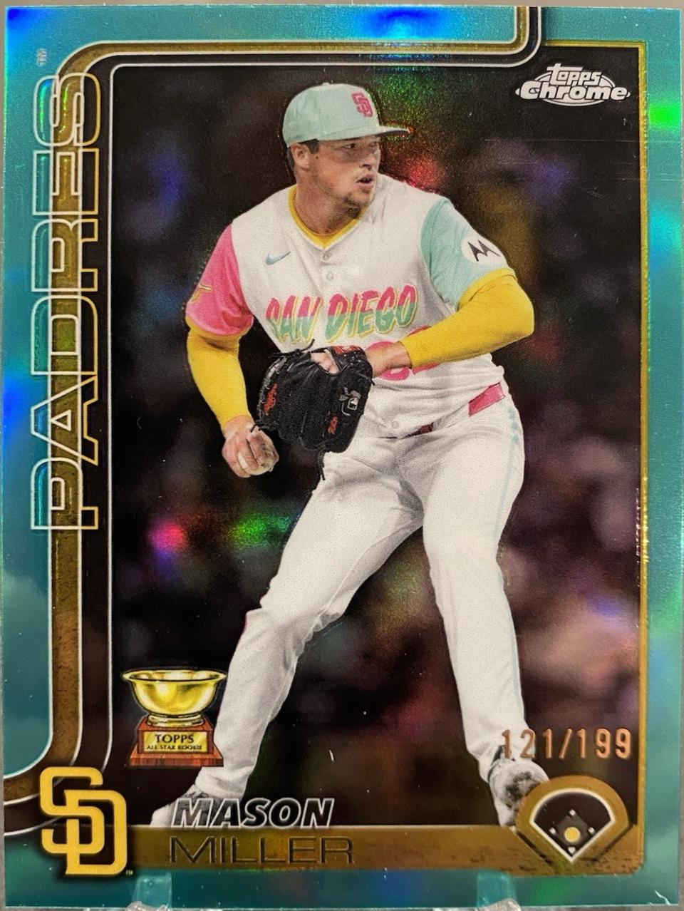 Mason Miller [Aqua Refractor] #USC195