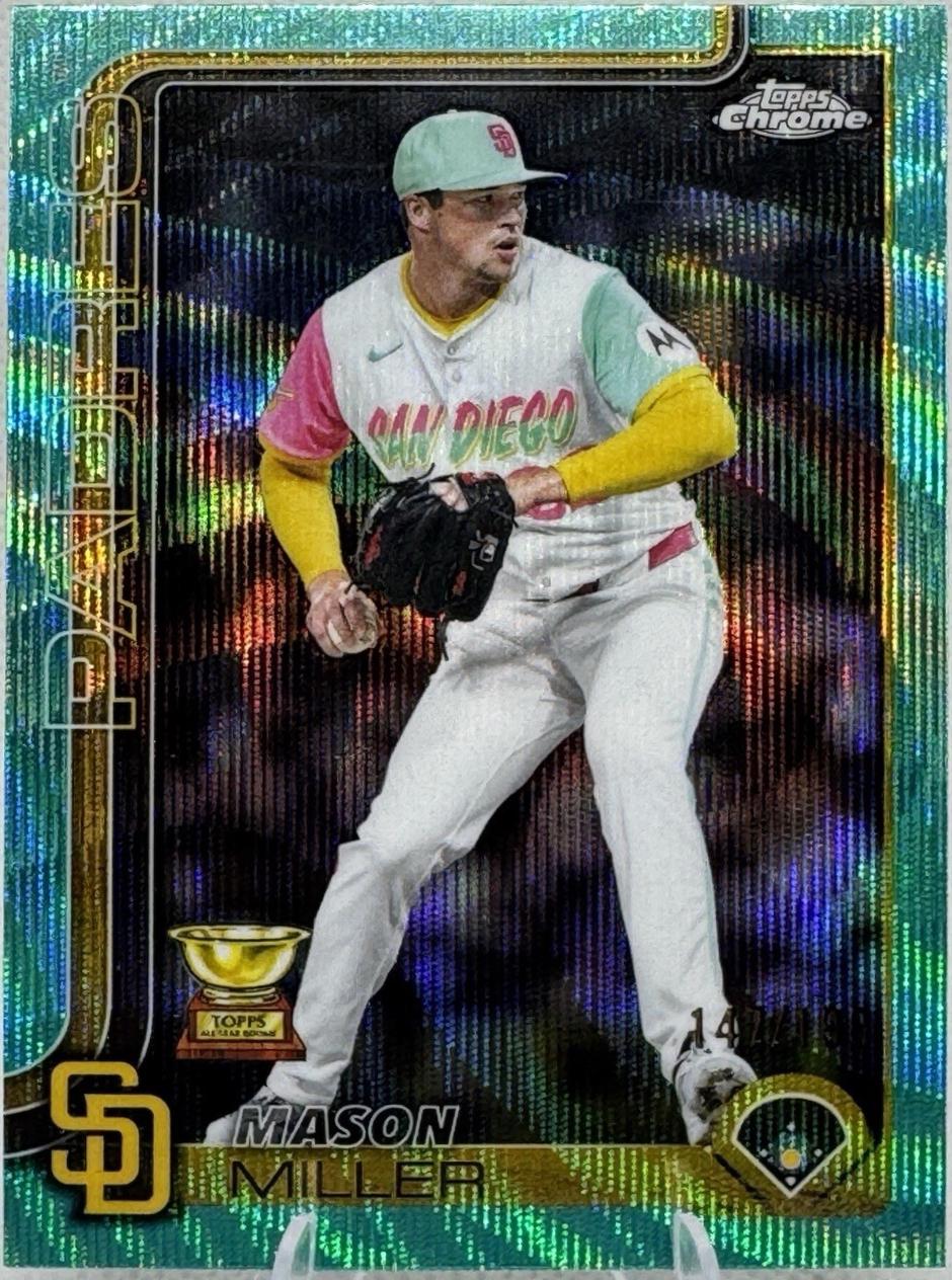 Mason Miller [Aqua Wave Refractor] #USC195