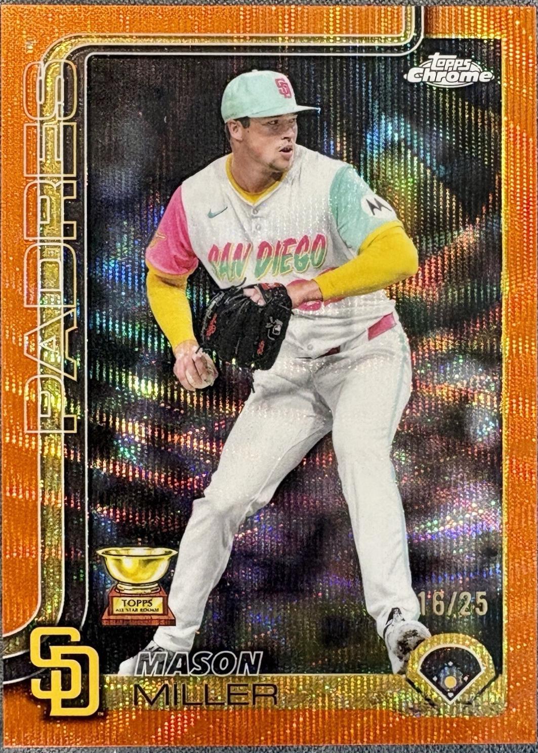 Mason Miller [Orange Wave Refractor] #USC195